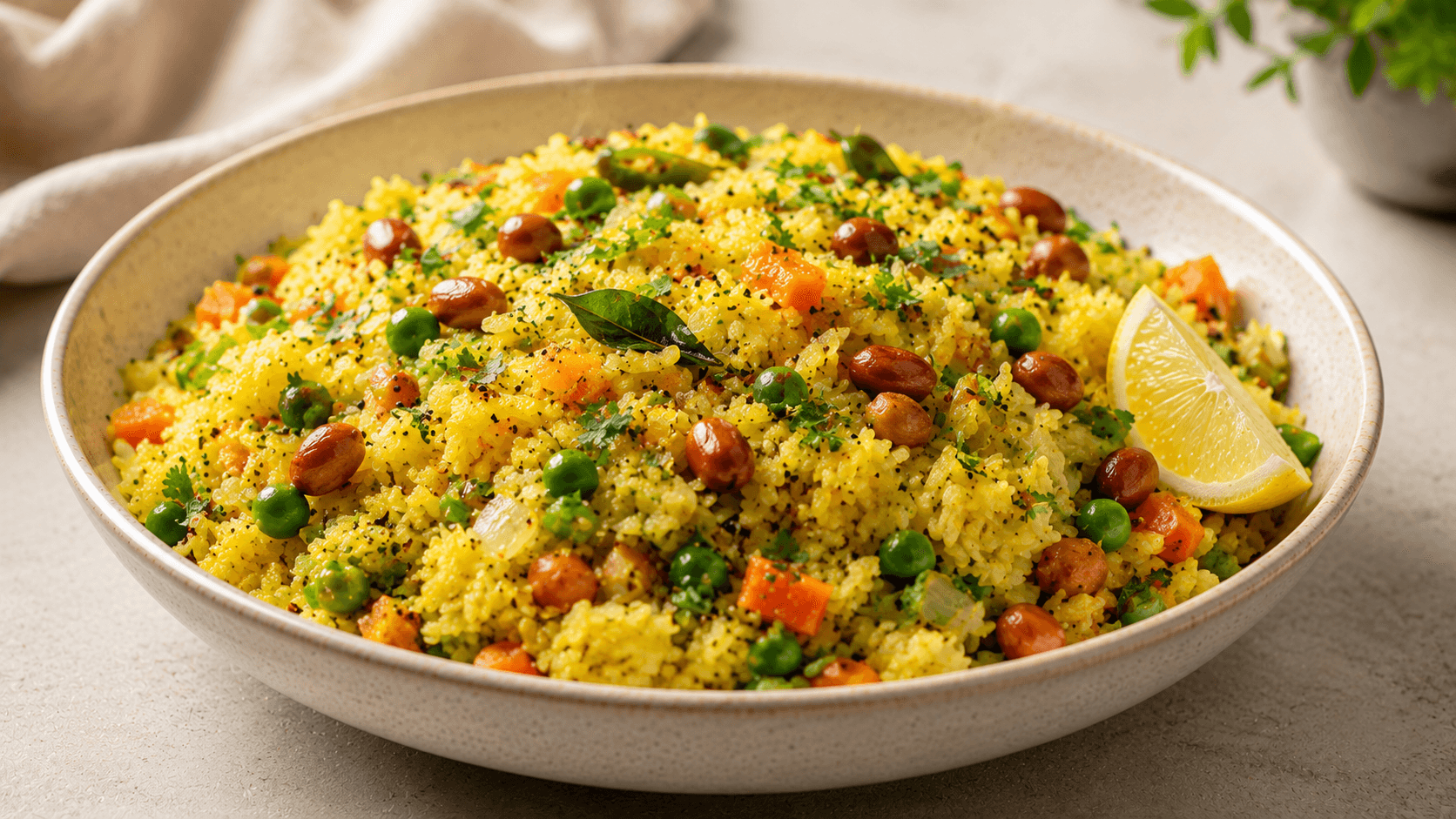 Veg-Loaded Poha